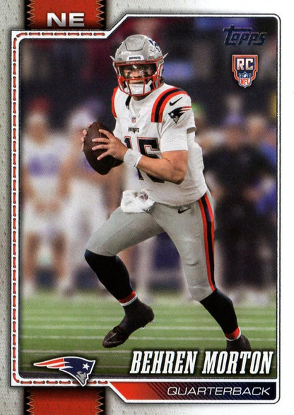 2026 Topps Flagship RC Behren Morton #351 New England Patriots