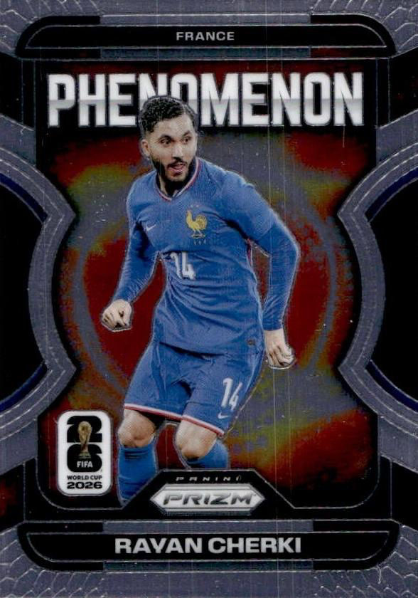 2026 Panini Prizm FIFA World Cup Phenomenon Rayan Cherki #21 France
