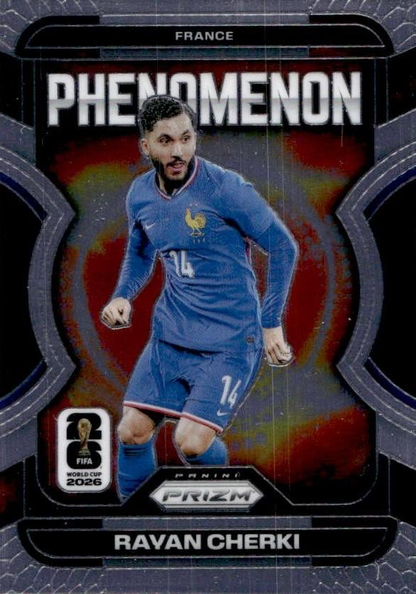 2026 Panini Prizm FIFA World Cup Phenomenon Rayan Cherki #21 France