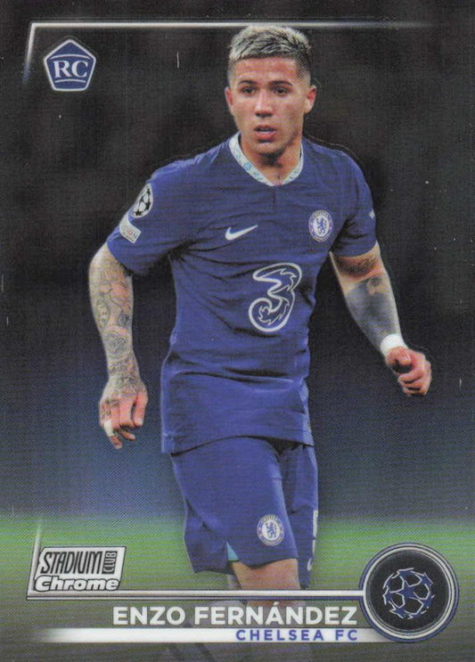 2022 Topps Stadium Club Chrome UCC RC Enzo Fernández #83 Chelsea FC