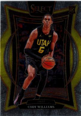 2024 Panini Select Cody Williams RC #71 Utah Jazz