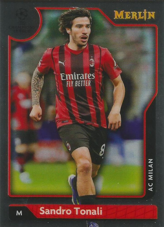 2021 Topps Merlin UEFA Club Competitions Sandro Tonali #97 A.C. Milan
