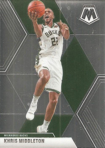 2019 Panini Mosaic Khris Middleton #85 Milwaukee Bucks