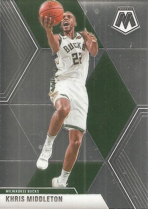 2019 Panini Mosaic Khris Middleton #85 Milwaukee Bucks