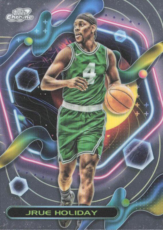 2023 Topps Chrome Cosmic Jrue Holiday #9 Boston Celtics
