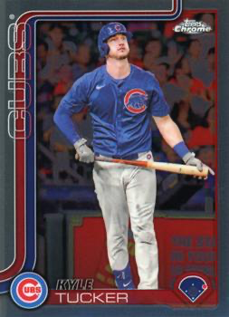 2025 Topps Chrome MLB Kyle Tucker #103 Chicago Cubs