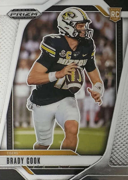 2025 Panini Prizm Draft Picks Brady Cook #70 Missouri Tigers