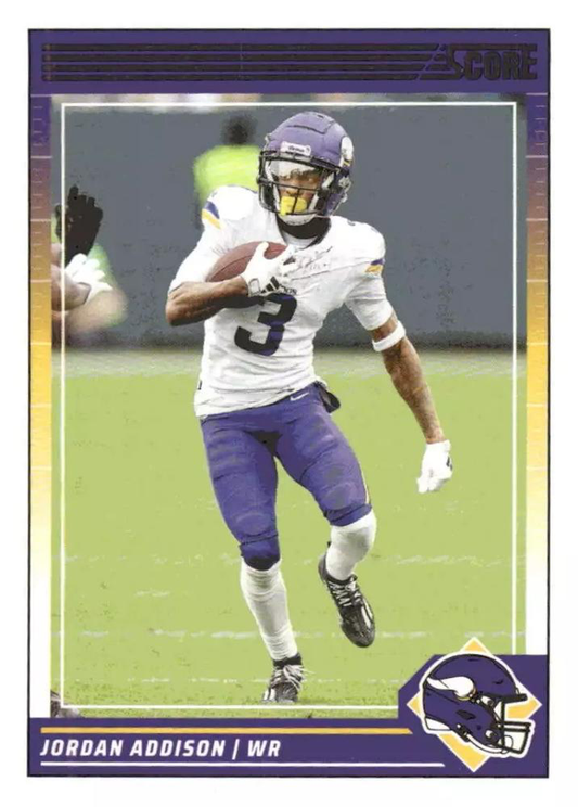 2024 Panini Score Football Jordan Addison Minnesota Vikings #184