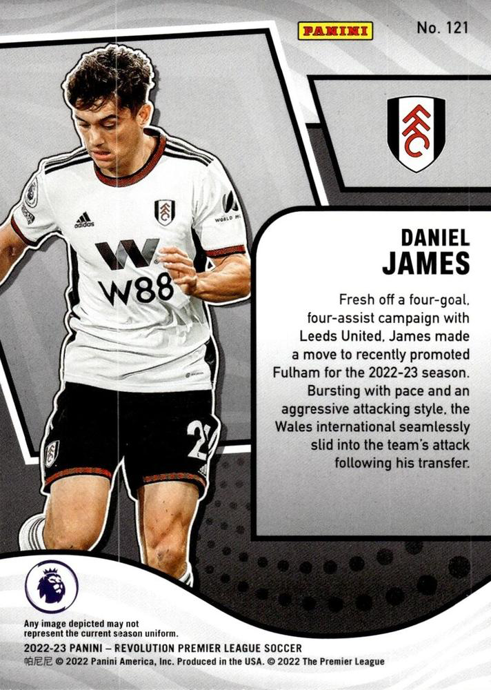 2022 Panini Revolution Premier League Daniel James #121 Fulham