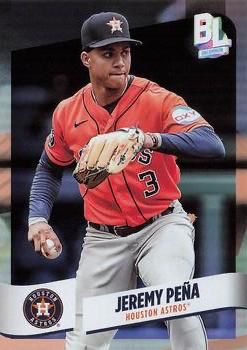 2024 Topps Big League Uncommon Foil Jeremy Peña SP Houston Astros #202