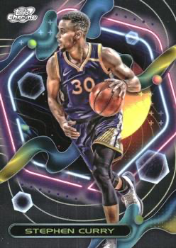 2023 Topps Chrome Cosmic Stephen Curry #118 Golden State Warriors