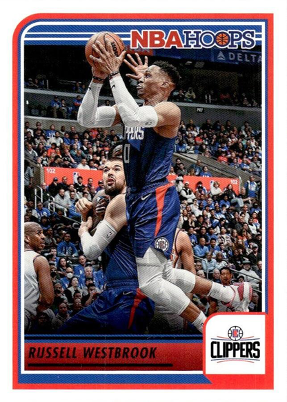 2023 Panini Hoops Russell Westbrook #129 Los Angeles Clippers