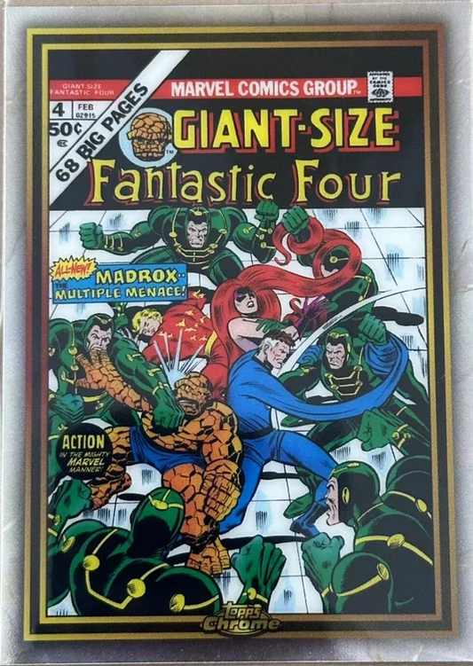 2024 Topps Chrome Marvel Giant Size Fantastic Four #4 #MG-7 (standard size)