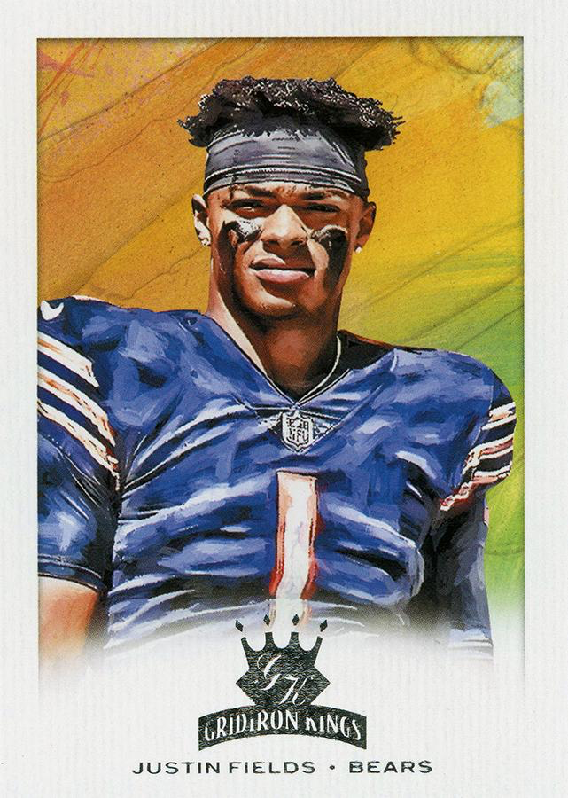 2021 Panini Chronicles Gridiron Kings Justin Fields #GK-4 Chicago Bears