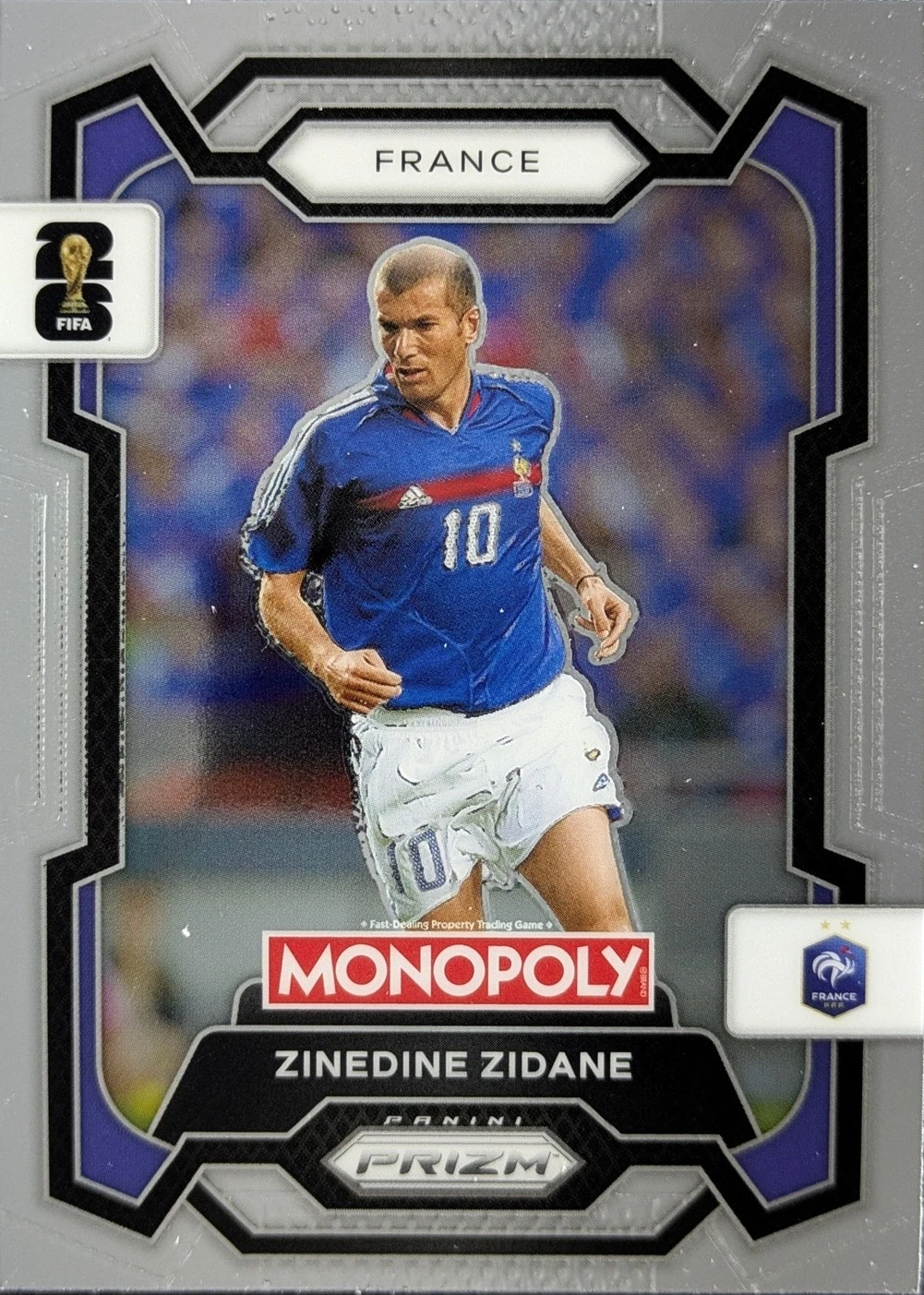 2026 Panini Prizm World Cup Monopoly Zinedine Zidane #9 France