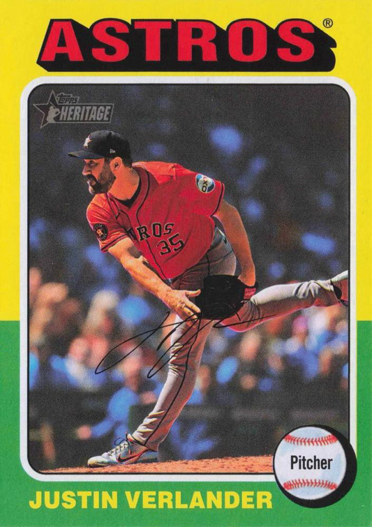 2024 Topps Heritage Justin Verlander Houston Astros #534
