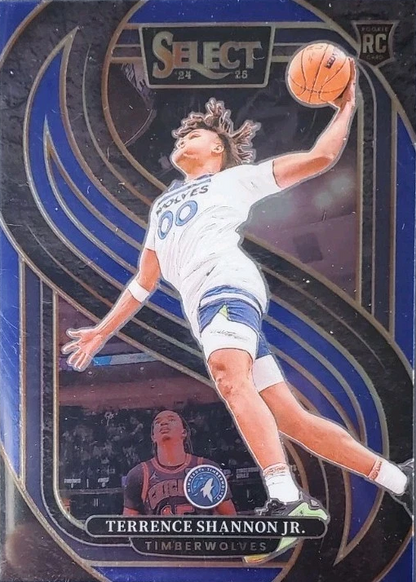 2024 Panini Select Terrence Shannon Jr. RC Blue #183 Minnesota Timberwolves