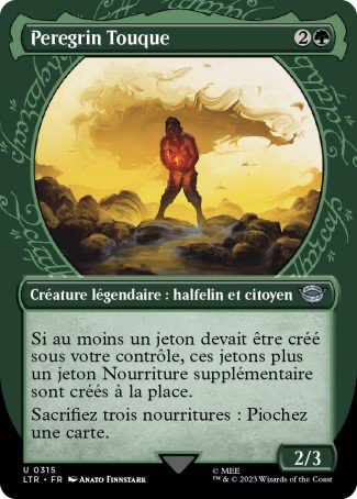 2023 Magic MTG Le Seigneur des Anneaux Peregrin Touque LTR #315