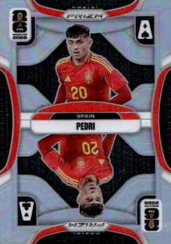 2026 Panini Prizm World Cup Aces Silver Pedri #18 Espagne