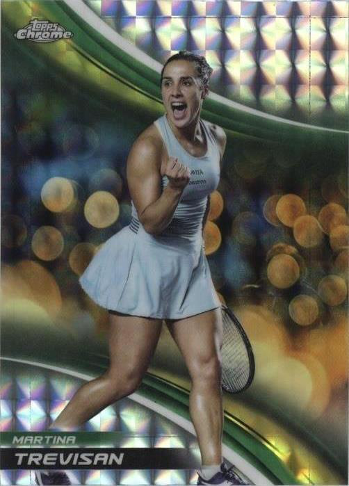 2025 Topps Chrome Tennis Geometric Martina Trevisan #151