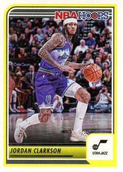 2023 Panini Hoops Jordan Clarkson #176 Utah Jazz