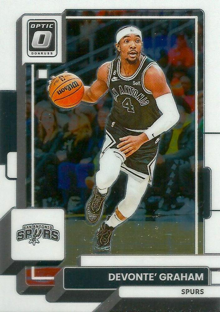 2022 Panini Donruss Optic Devonte' Graham #194 San Antonio Spurs
