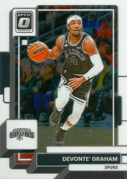 2022 Panini Donruss Optic Devonte' Graham #194 San Antonio Spurs