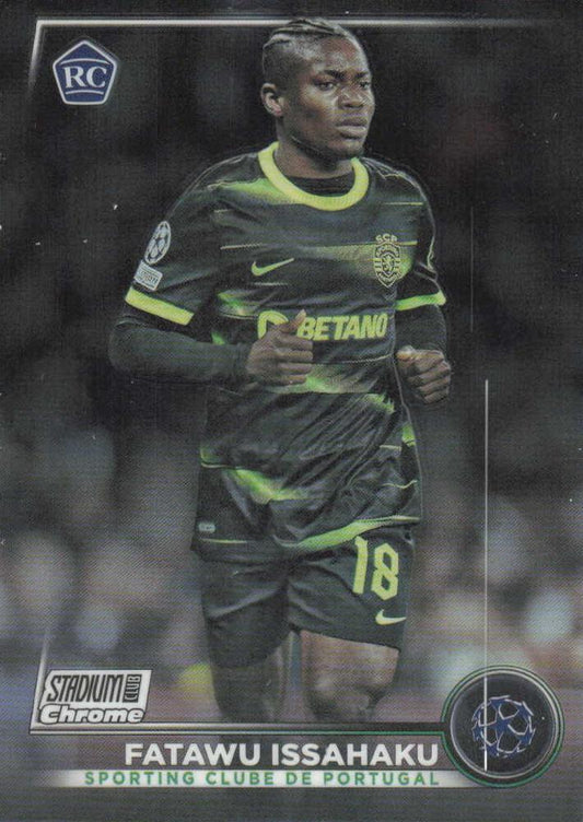 2022 Topps Stadium Club Chrome UCC RC Fatawu Issahaku #52 Sporting Clube de Portugal