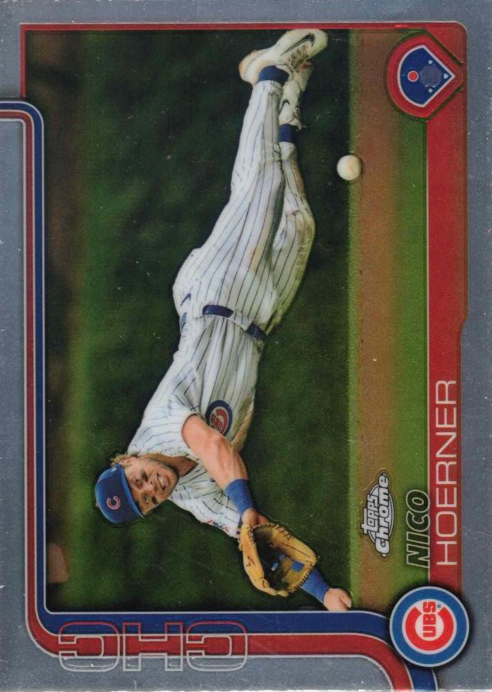 2025 Topps Chrome MLB Nico Hoerner #107 Chicago Cubs