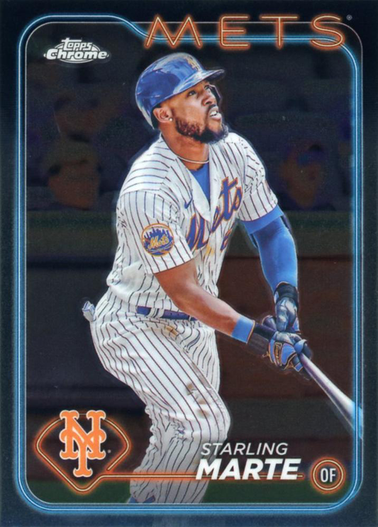 2024 Topps Chrome Starling Marte New York Mets #257