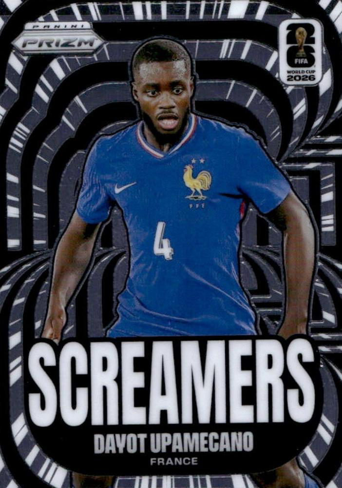 2026 Panini Prizm FIFA World Cup Screamers Dayot Upamecano #21 France
