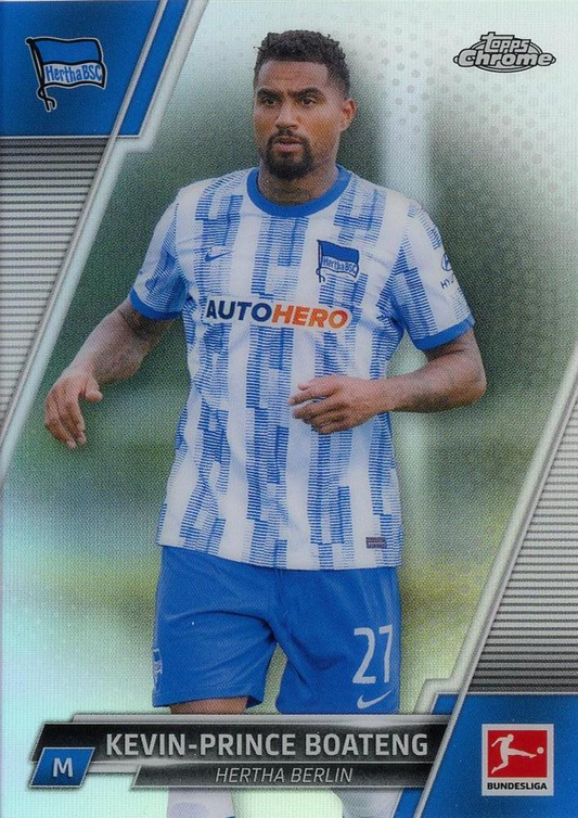 2021 Topps Chrome Bundesliga Refractor Kevin-Prince Boateng #11 Hertha BSC Berlin