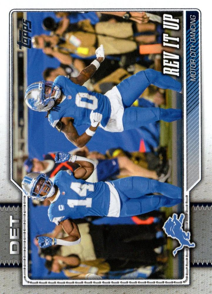 2026 Topps Flagship Combo Card #299 Detroit Lions