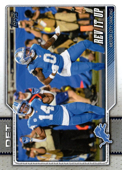 2026 Topps Flagship Combo Card #299 Detroit Lions