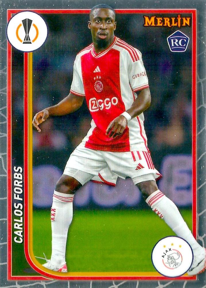 2023 Topps Merlin Chrome UCC Carlos Forbs RC #5 Ajax