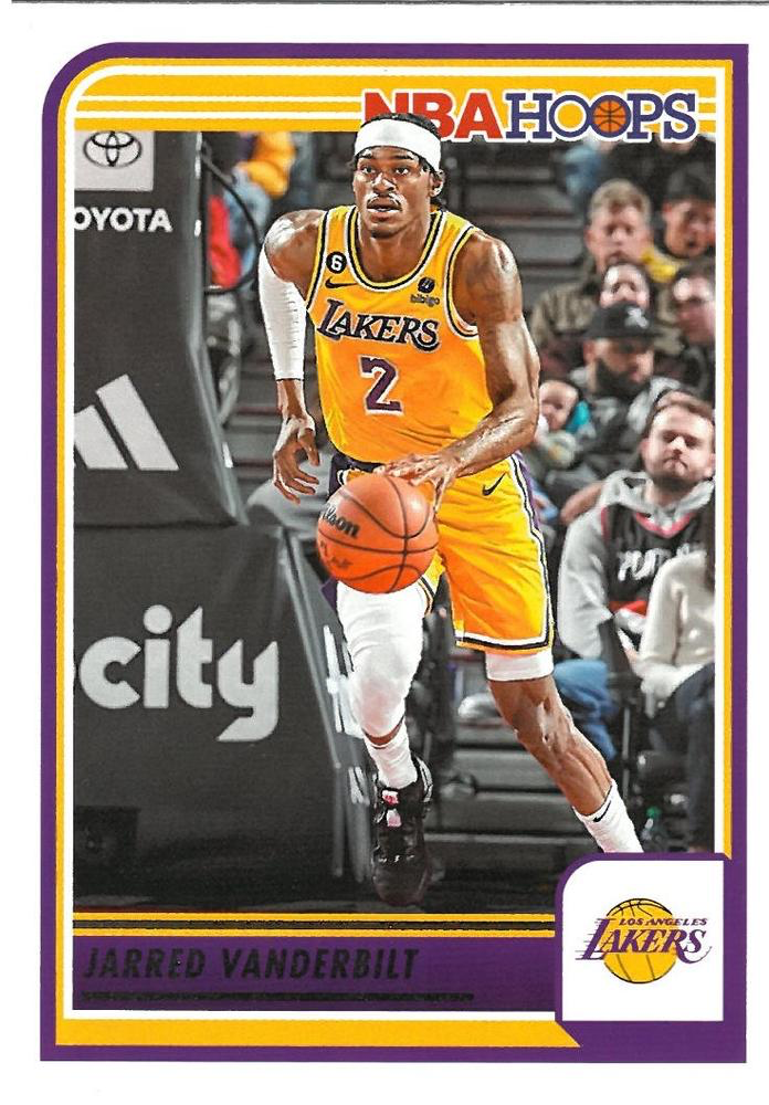 2023 Panini Hoops Jarred Vanderbilt #100 Los Angeles Lakers
