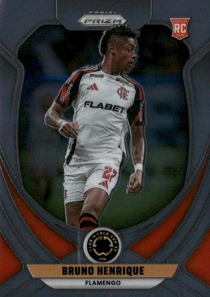 2025 Panini Prizm Club World Cup Bruno Henrique RC #104 CR Flamengo