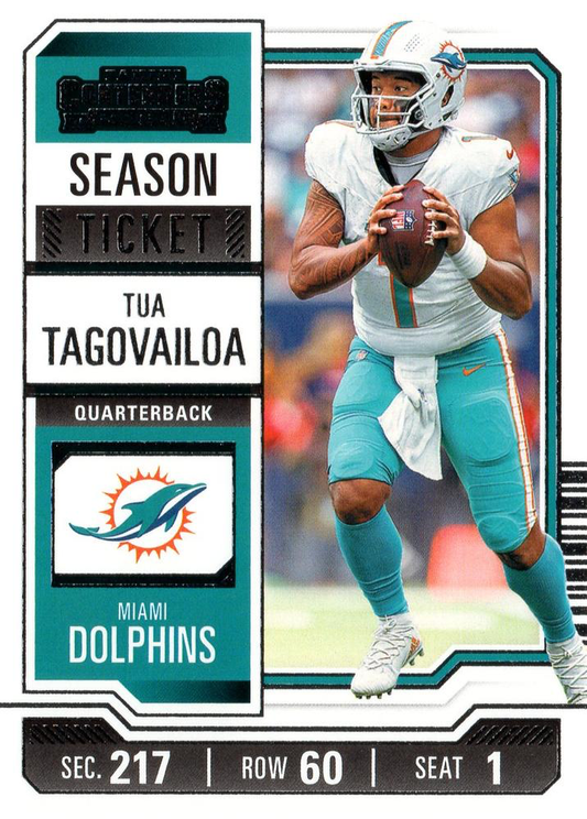 2023 Panini Contenders Tua Tagovailoa Miami Dolphins #64