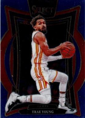 2024 Panini Select Trae Young Blue #63 Atlanta Hawks