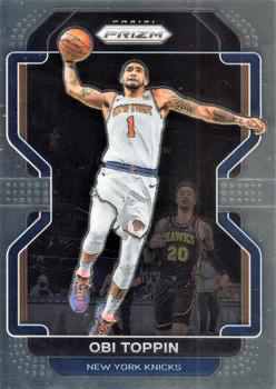 2021 Panini Prizm Obi Toppin #141 New York Knicks