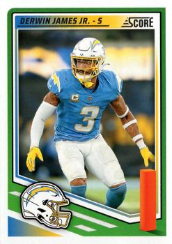 2025 Panini Score Derwin James Jr. #214 Los Angeles Chargers