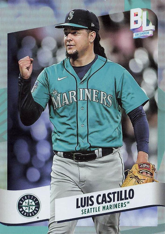 2024 Topps Big League Uncommon Foil Luis Castillo SP Seattle Mariners #233