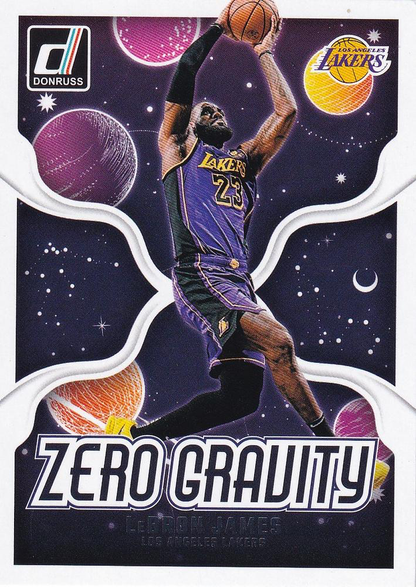 2024 Panini Donruss Zero Gravity LeBron James #3 Los Angeles Lakers