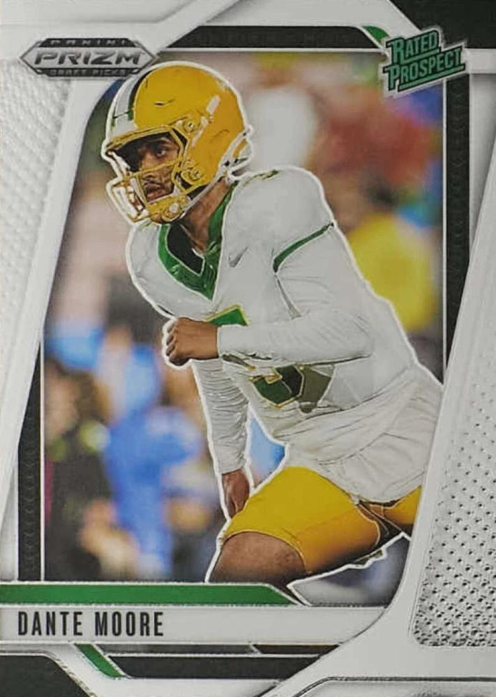 2025 Panini Prizm Draft Picks Dante Moore RP #164 Oregon Ducks