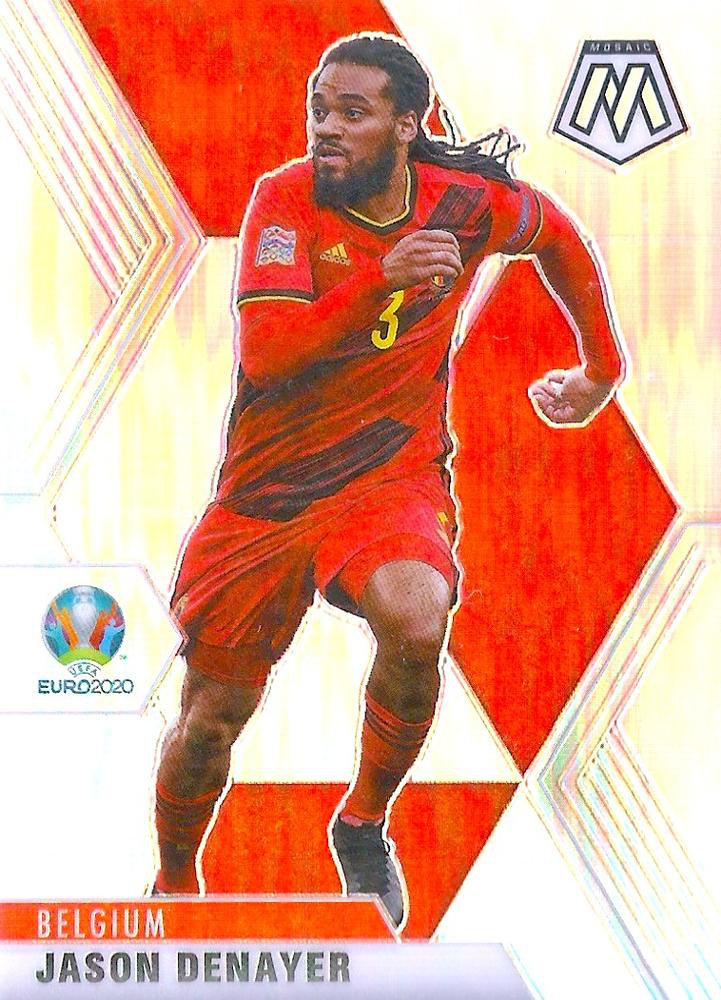 2023 Panini Mosaic UEFA EURO 2020 Silver Prizm Jason Denayer #12 Belgique