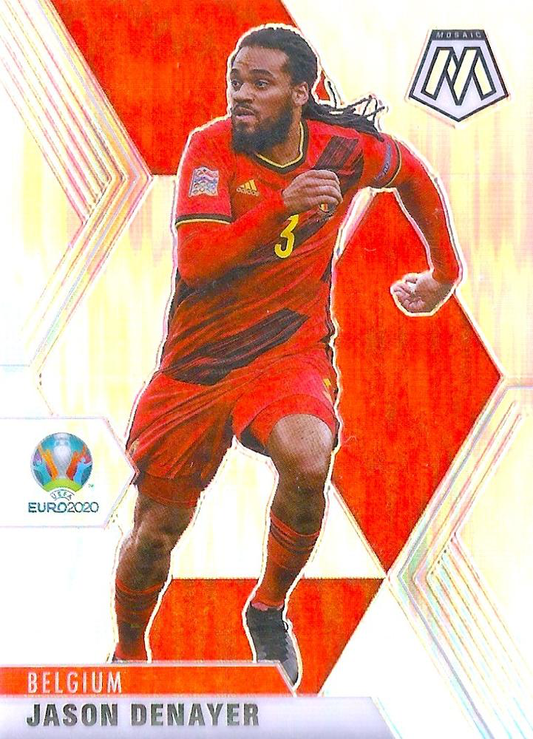 2023 Panini Mosaic UEFA EURO 2020 Silver Prizm Jason Denayer #12 Belgique