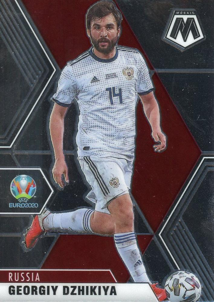 2021 Panini Mosaic UEFA EURO 2020 Georgiy Dzhikiya #76 Russie