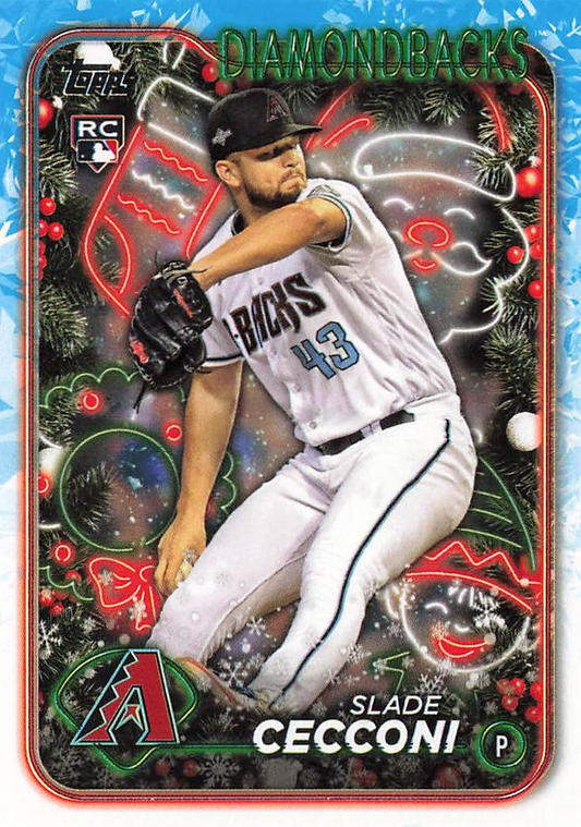 2024 Topps Holiday Slade Cecconi RC Arizona Diamondbacks #H39