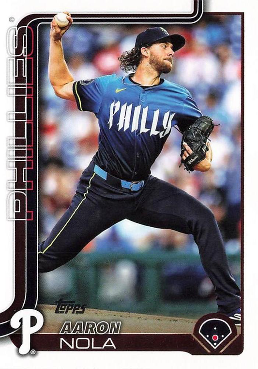 2025 Topps Series 2 Aaron Nola Philadelphia Phillies #454