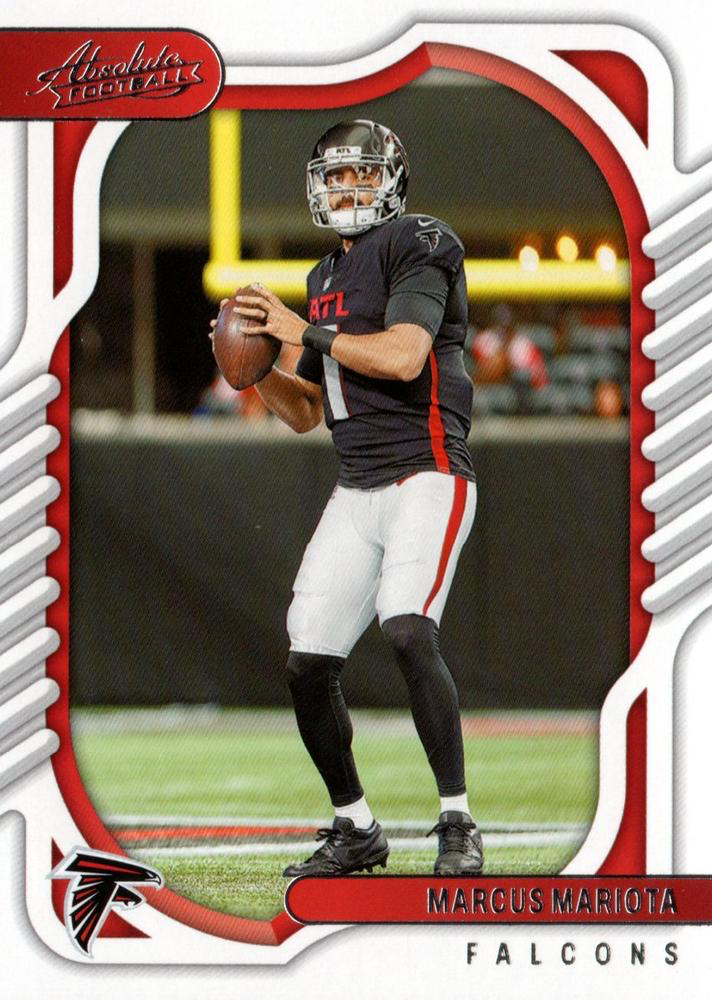 2022 Panini Absolute Marcus Mariota #3 Atlanta Falcons